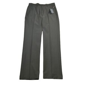Michael Kors Performance Dress Pants Mens 31x32 Army Green‎ Stretch Classic NEW